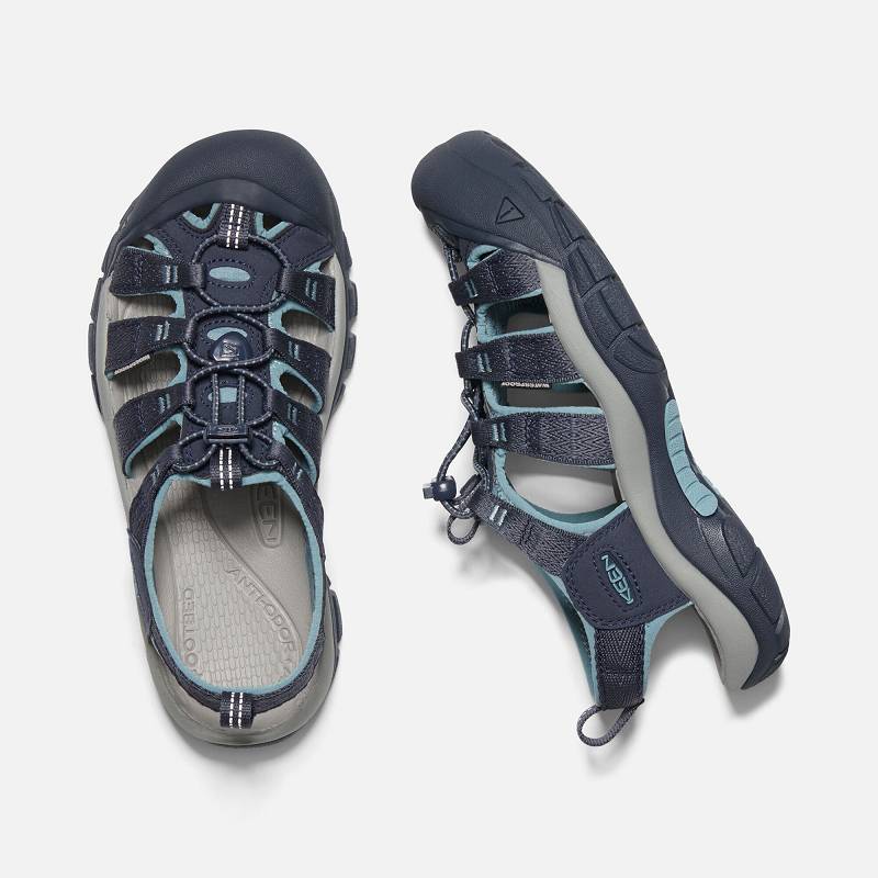 Keen Newport H2 Trekkingsandalen Damen DE-86105 Navy/Smoke Blue - Keen Damenschuhe Navy